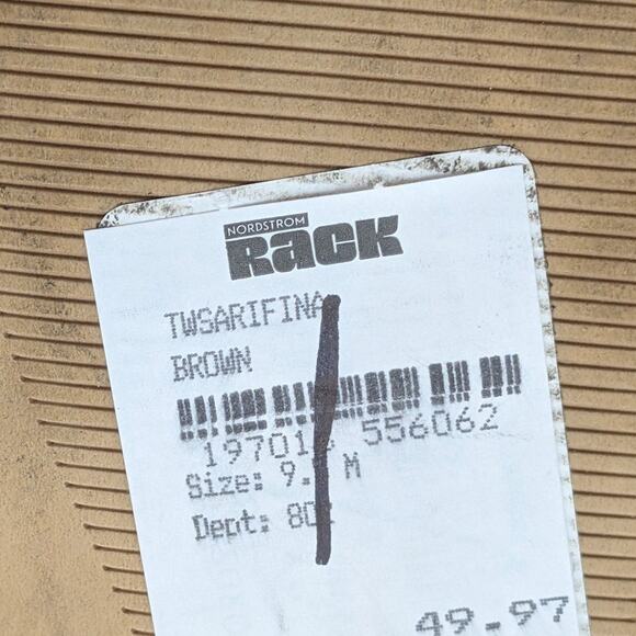 Tommy Hilfiger Sarifina Knot Block Heel Sandals Women's Brown Size US9.5M EU40 - Picture 12 of 14